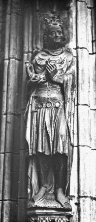 Halberstadt, Dom St. Stephanus und St. Sixtus, Marienkapelle, Anbetung der Könige, ein König