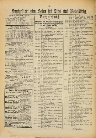Bote für Tirol und Vorarlberg. 1895,1/6 = Jg. 81