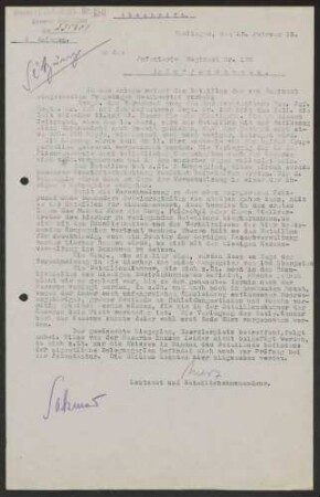 Vorschläge des Ersatz-Bataillons des Reserve-Infanterie-Regiments Nr. 120 zu seiner Auflösung und Verschmelzung mit dem Infanterie-Regiment Nr. 126