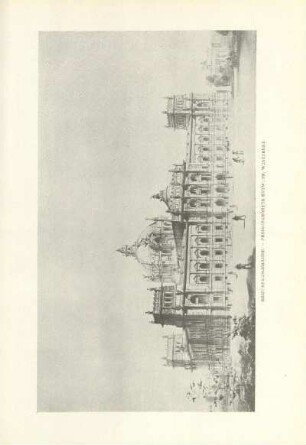 Reichstagsgebäude - Preisgekrönter Entwurf, Westfront