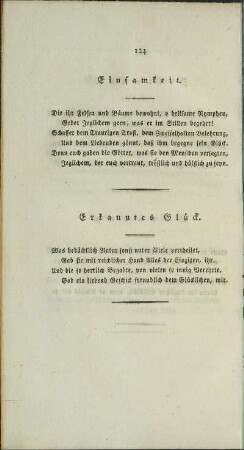 Einsamkeit
