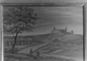 Die Ruinen des Schlosses zu Wesenberg von Süden