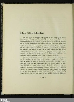 Ludwig Richters Geburtshaus