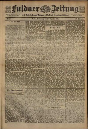 Ausgabe vom Donnerstag, den 29. Dezember 1898.