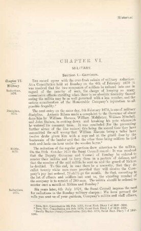 Chapter VI. Military