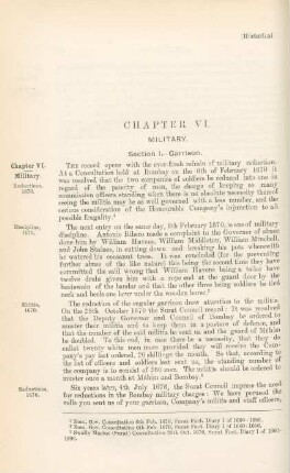Chapter VI. Military