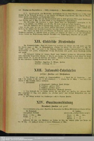 XII. Elektrische Straßenbahn