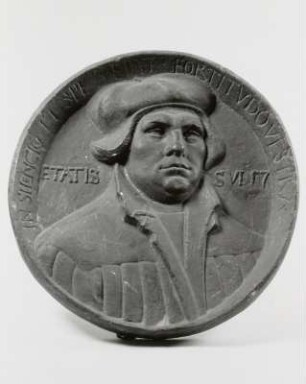 Plakette mit Bildnis Martin Luthers