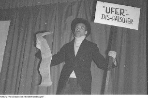 Dresden, Schiller-Gedenkfeier, Schillerhaus in Dresden-Loschwitz, Schillerplakette, Gemälde von Prof. Wilhelm Rudolph, Auftritt der Dresdner Künstlervereinigung "Das Ufer" in der Maschinen-Traktoren-Station (MTS), u.a., Januar - Mai 1955