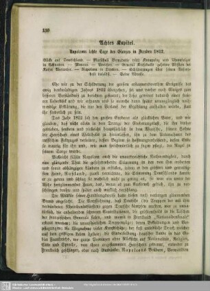 Achtes Kapitel. Napoleons letzte Tage des Glanzes in Dresden 1812