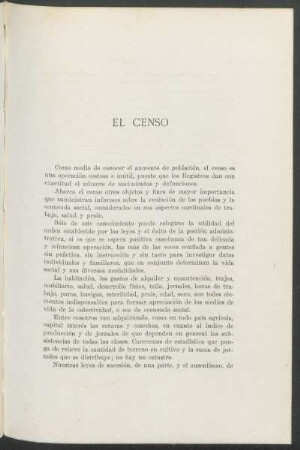 El censo
