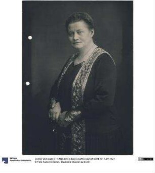 Porträt der Hedwig Courths-Mahler
