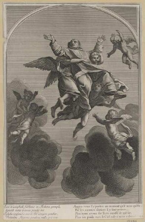Bildnis des Heiligen Bruno (Bruno fährt in den Himmel auf)