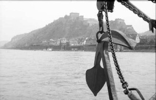Koblenz: Feste Ehrenbreitstein, Vordergrund Anker