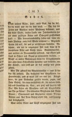 23-26, Gebet.