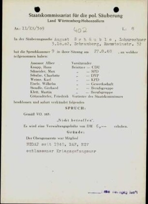 Schäuble, August
