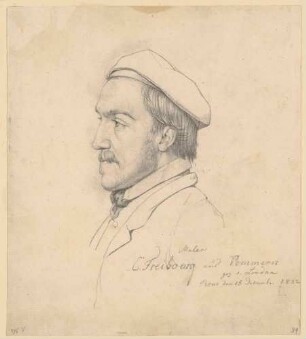Bildnis Freyburg, Karl Bogislaw (1822-1828 erwähnt), Maler
