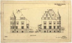 Billing, Hermann; Baden-Baden, Vicentistr. 14; Haus Beuttenmüller senior - Fassaden (Ansichten)