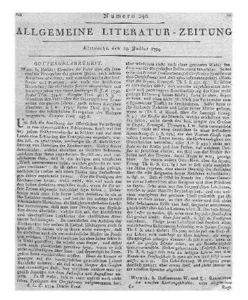 Tabellarisch historisches Handbuch der Kirchen- und Staatengeschichte bis auf die neuesten und gegenwärtigen Zeiten. Nürnberg: Raspe 1793