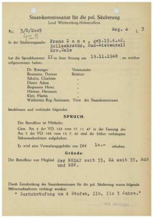 Dunz, Franz