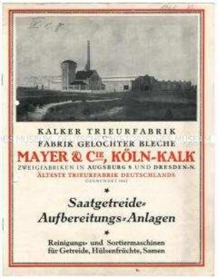 Saatgetreide-Aufbereitungsanlagen