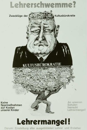 Lehrerschwemme? Lehrermangel!