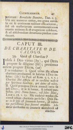 Caput III. De Charitate Et Decalogo.