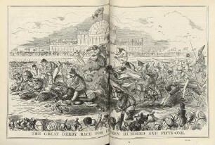 The great derby race for eighteen hundred and fifty-one