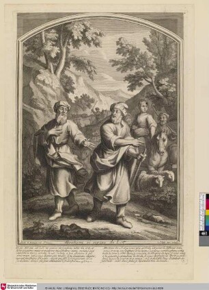 Abraham se separe de Lot. [Abraham trennt sich von Lot]