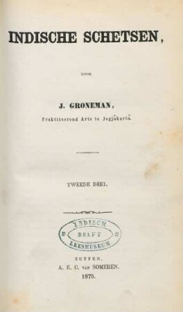 Deel 2: Indische schetsen