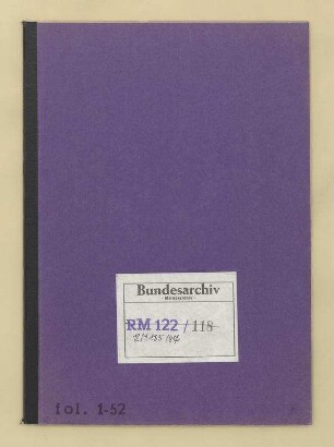 Niederschrift über den Verband