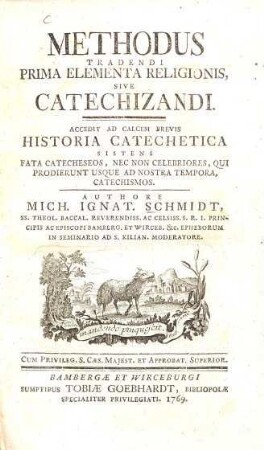 Methodus Tradendi Prima Elementa Religionis, Sive Catechizandi