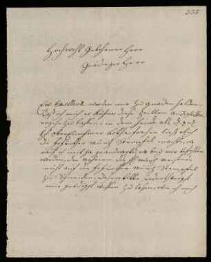 Brief von Charlotte Rebecca Damisel an Johann Friedrich von Uffenbach. Hanau, 3.1.1760