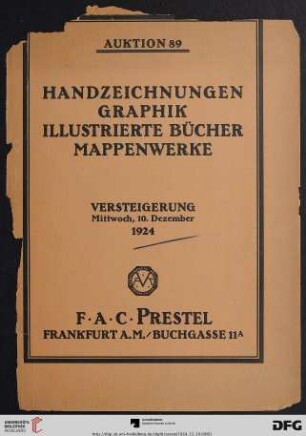Handzeichnungen und Graphik alter und neuer Meister : illustrierte Bücher, Luxus-Drucke, Mappenwerke, Bücher
