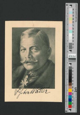 Postkarte an Werner von Melle