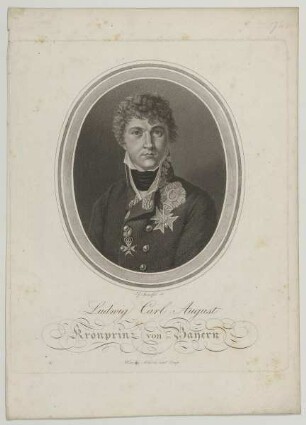 Bildnis des Ludwig Carl August, Kronprinz von Bayern