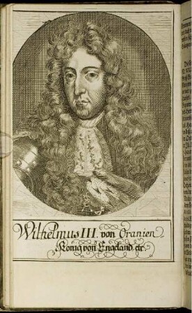 Illustration "Wilhelmus III. von Oranien, Konig von Engeland, etc."