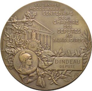 Bourgeois, Maximilien und E. Launay, E.: 100 Jahre französische Abgeordnetenkammer im Palais Bourbon
