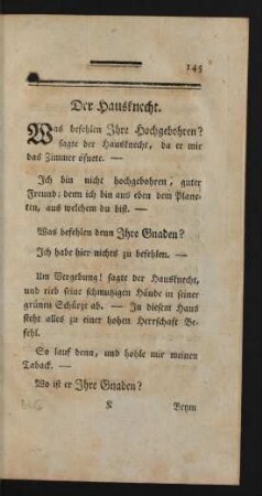 Der Hausknecht