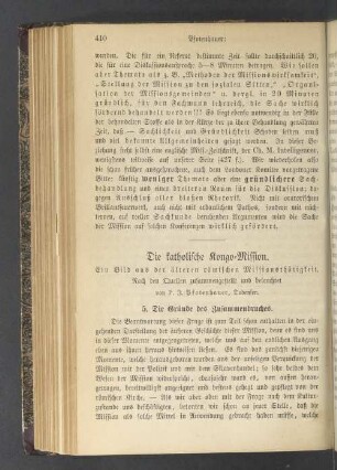 Die katholische Kongo-Mission