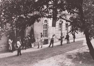 Bautzen, zweispännige Kutsche, Huldigung für Friedrich August III.