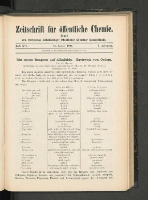 Heft XVI. 30. August 1899.