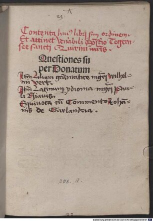 Quaestiones super Donatum minorem