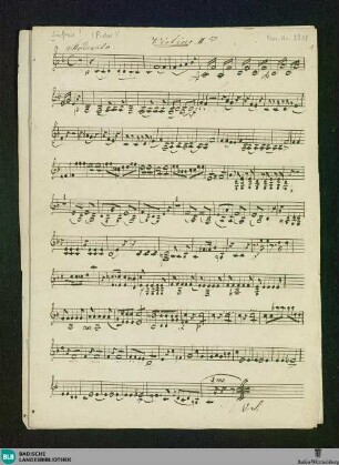 Symphonies - Don Mus.Ms. 2208 : F