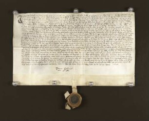 1587 Apr. 16. Schuldverschreibung Bernd Cruwells über 100 Thaler vom Kaufmannsamt.