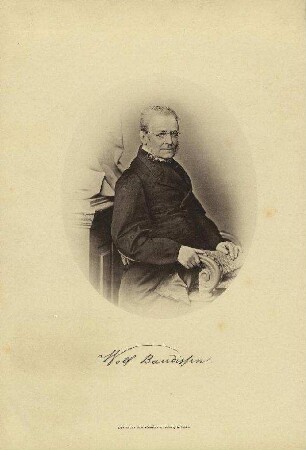 Bildnis von Wolf Graf Baudissin (1789-1878)