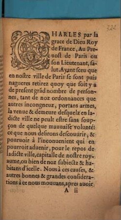 Lettres patentes du Roy sur les défenses de porter pistoles ...