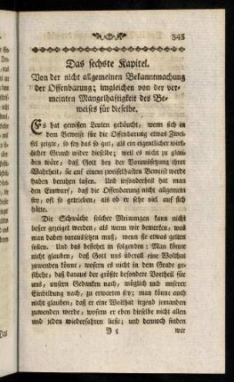 345-376, Das sechste Kapitel