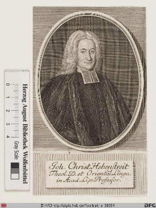 Bildnis Johann Christian Hebenstreit d. Ä.