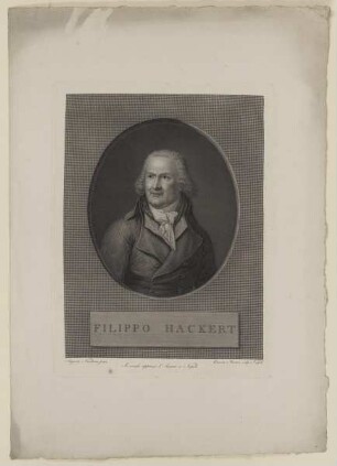 Bildnis des Filippo Hackert